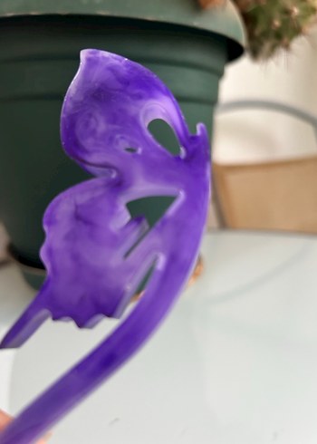 Pastel Mor Saç Tokası - Görsel 3