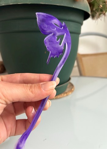 Pastel Mor Saç Tokası - Görsel 4