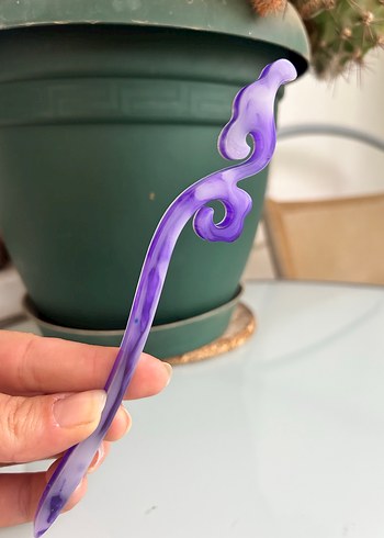 Pastel Mor Saç Tokası - Görsel 5