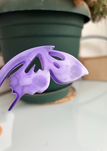 Pastel Mor Saç Tokası - Görsel 2