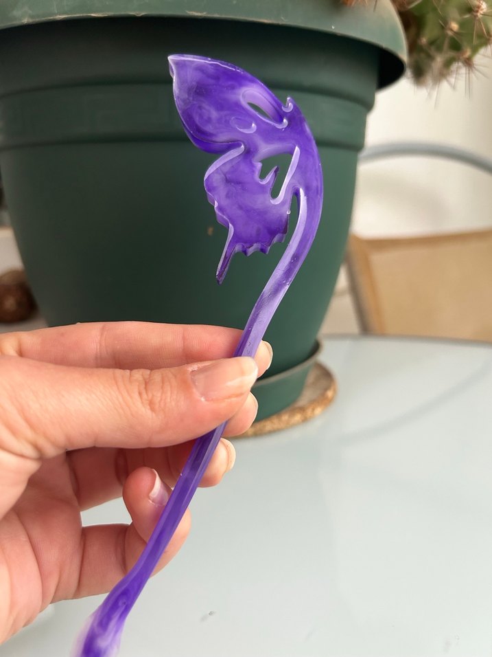 Pastel Mor Saç Tokası - Görsel 4