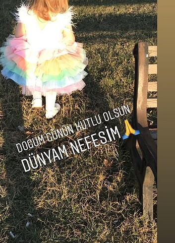 18-24 Ay Beden Doğum günü elbisesi