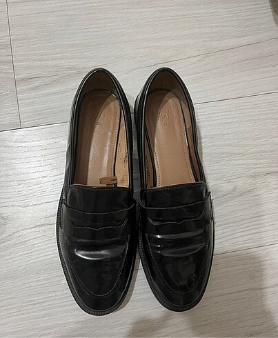 H&M Siyah Loafer Ayakkabı ? 38 Numara