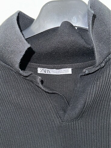 Zara polo yaka az giyildi
