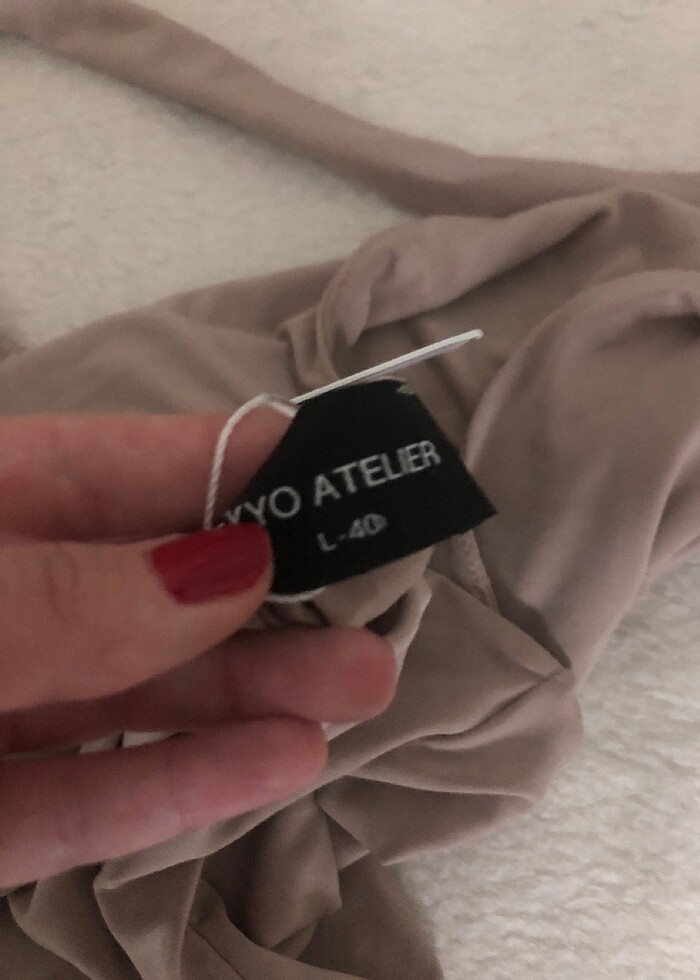 Bej bodysuit - Görsel 5