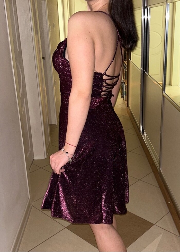 Simli elbise - Görsel 2