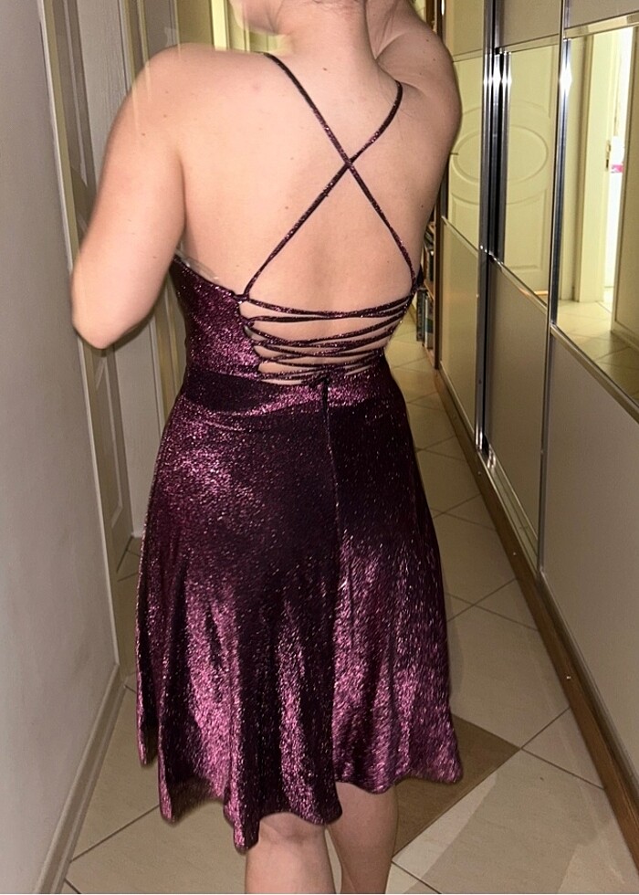 Simli elbise - Görsel 3