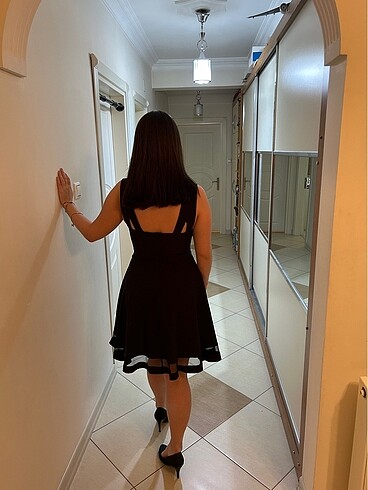 Siyah elbise - Görsel 3