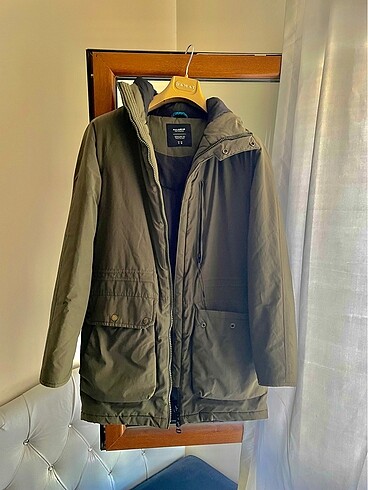 Pull & Bear erkek haki mont