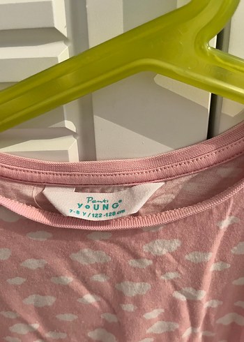 Penti Kız Çocuk Pembe Kalpli Pijama Takımı