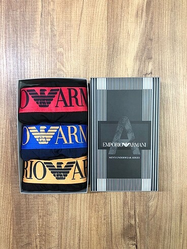 EMPORİ ARMANİ BOXER 3 ADET KUTULU