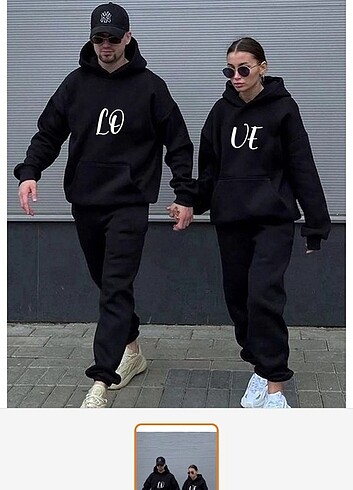 Sevgililer Gününe Özel Love Baskılı Takım