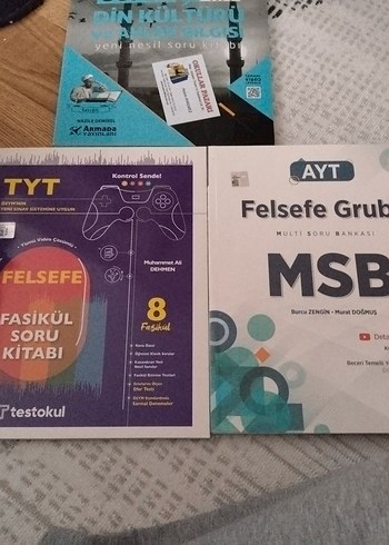 AYT ve TYT Din kültürü Felsefe Soru Kitapları Seti toplu satım