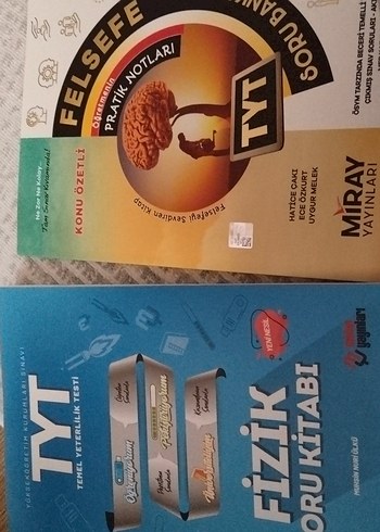 TYT Fizik Soru Kitabı ve LGS Fen Bilimleri Kitabı toplu satım