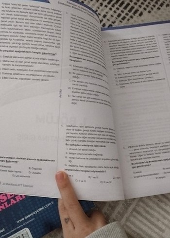 Beden AYT Edebiyat ve Coğrafya Soru Bankası hiç çözülmemis TopluSatım