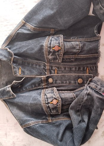 vintage crop kot ceket