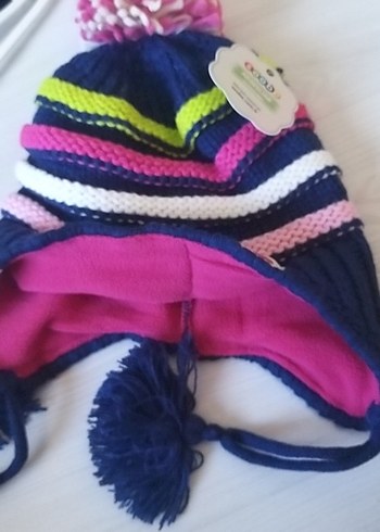 RYeni, etiketli, Soobe marka, Çocuk Bere, Eldiven ve Atkı Seti - Görsel 2