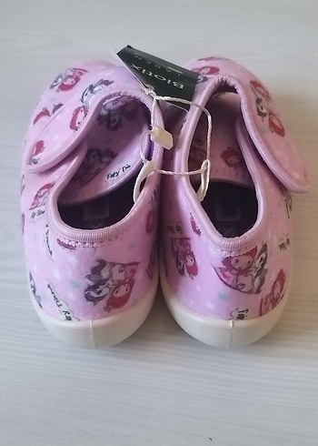 Kız Çocuk Pembe Baskılı Kaydırmaz Terlik - Görsel 2