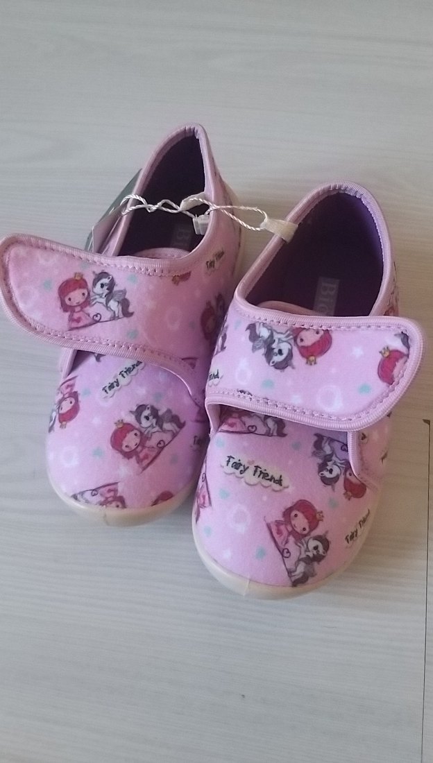 Kız Çocuk Pembe Baskılı Kaydırmaz Terlik - Görsel 4