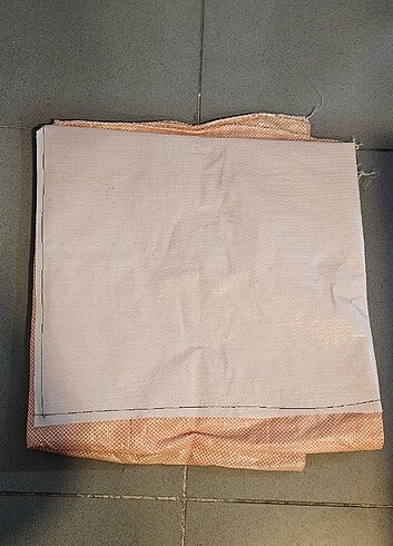 0 Beden: 1+ kg Beden Renk Çay Bezi 550gr 2x2M - Yamalı Turuncu