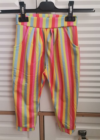 3 Yaş Beden çeşitli Renk Moschino Bebek Kız Renkli Sokak Stili Takım