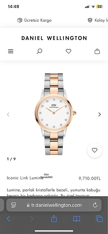 Daniel Wellington 28 mm orginal