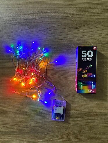 2 Adet 500 Cm Renkli Led Işıklar