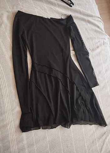 Bershka Bershka asimetrik mini elbise
