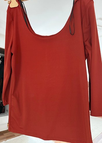 Kiremit rengi Bluz - Görsel 3