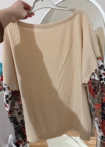 Bohem Tarzı Uzun Kollu Örgü Bluz - Görsel 5