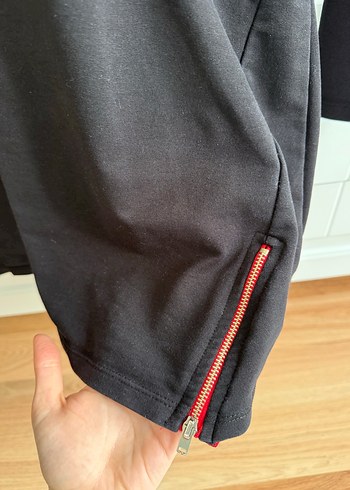 Kadın Siyah Baskılı Uzun Kollu Sweatshirt - Görsel 2