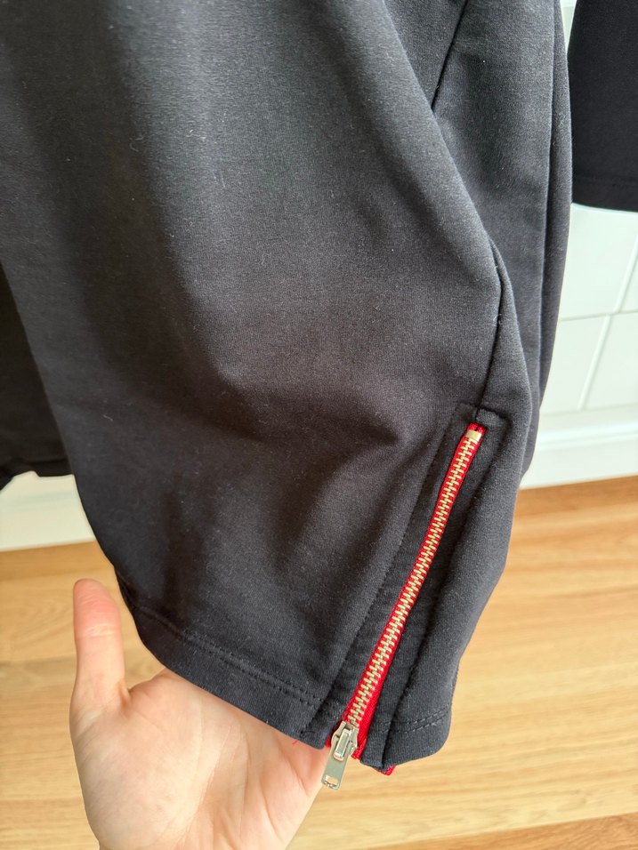 Kadın Siyah Baskılı Uzun Kollu Sweatshirt - Görsel 2