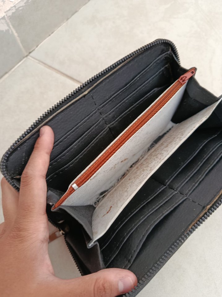 Bej Kadın Fermuarlı Cüzdan - Görsel 3