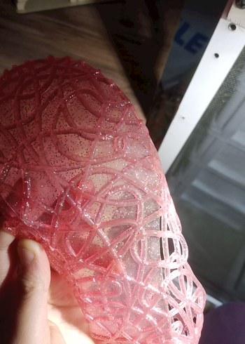 Dantel Detaylı Pembe Kız Terliği - Görsel 3