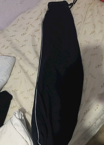 s Beden siyah Renk Kadın Lacivert Regular Fit Kumaş Spor Pantolon