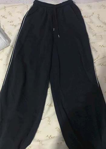 s Beden Kadın Lacivert Regular Fit Kumaş Spor Pantolon