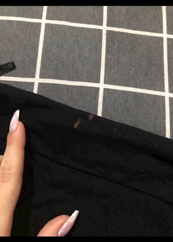 Siyah straplez crop - Görsel 3