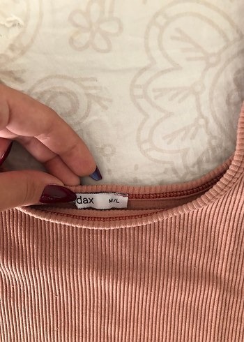 m Beden Bej Kadın Fitilli Crop Top