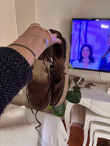39 Beden haki Renk Espadril