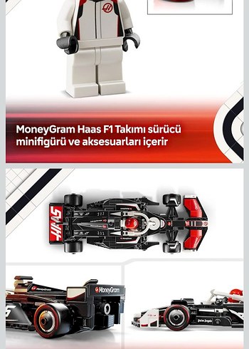 Lego 77250 MoneyGram Haas F1 Team - Görsel 6