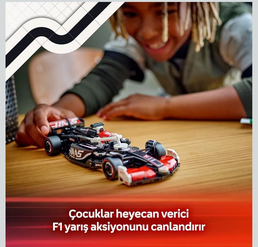Lego 77250 MoneyGram Haas F1 Team - Görsel 3