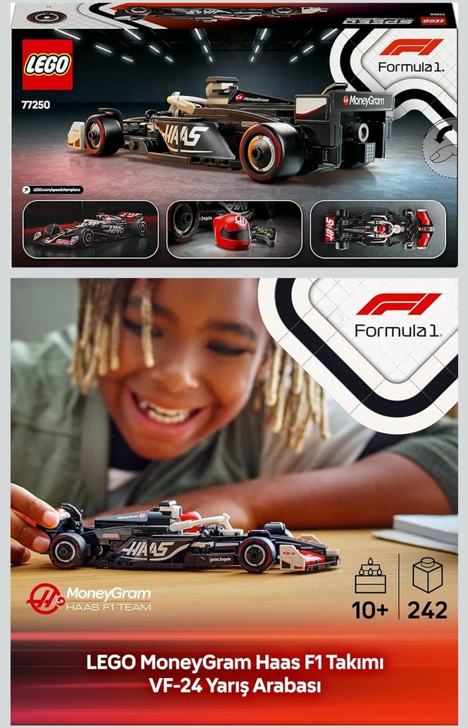 Lego 77250 MoneyGram Haas F1 Team - Görsel 5