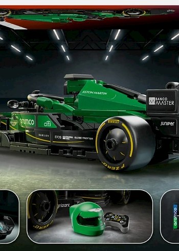 Lego 77245 Formula 1 Aston Martin Aramco - Görsel 4
