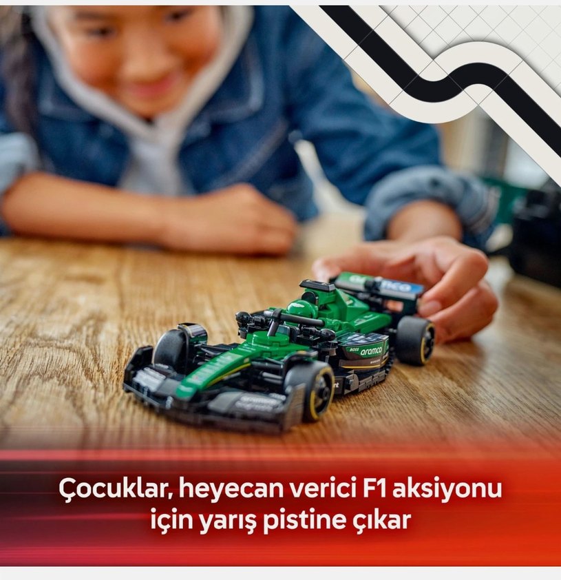 Lego 77245 Formula 1 Aston Martin Aramco - Görsel 3