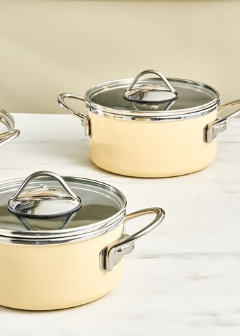 Karaca Erva Emaye 6 Parça Sahan Seti - Görsel 4