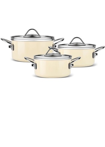 Karaca Erva Emaye 6 Parça Sahan Seti - Görsel 5