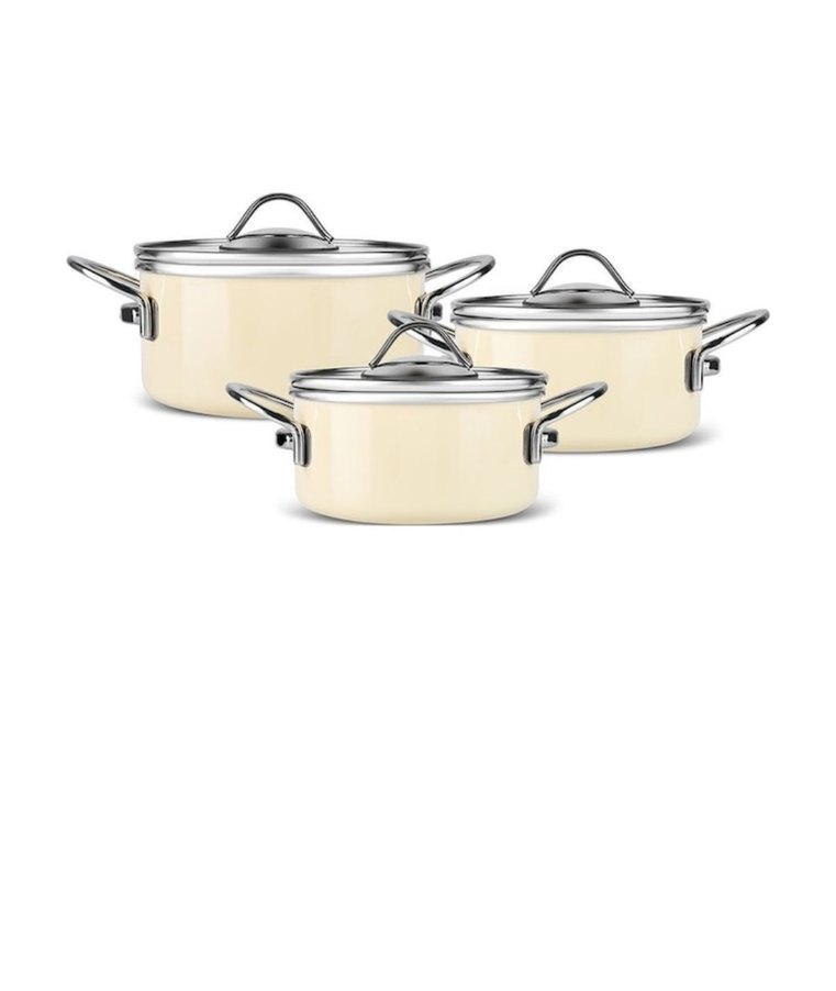 Karaca Erva Emaye 6 Parça Sahan Seti - Görsel 5