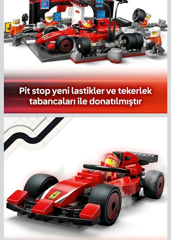 Lego 60443 F1 Pit Stop - Görsel 6