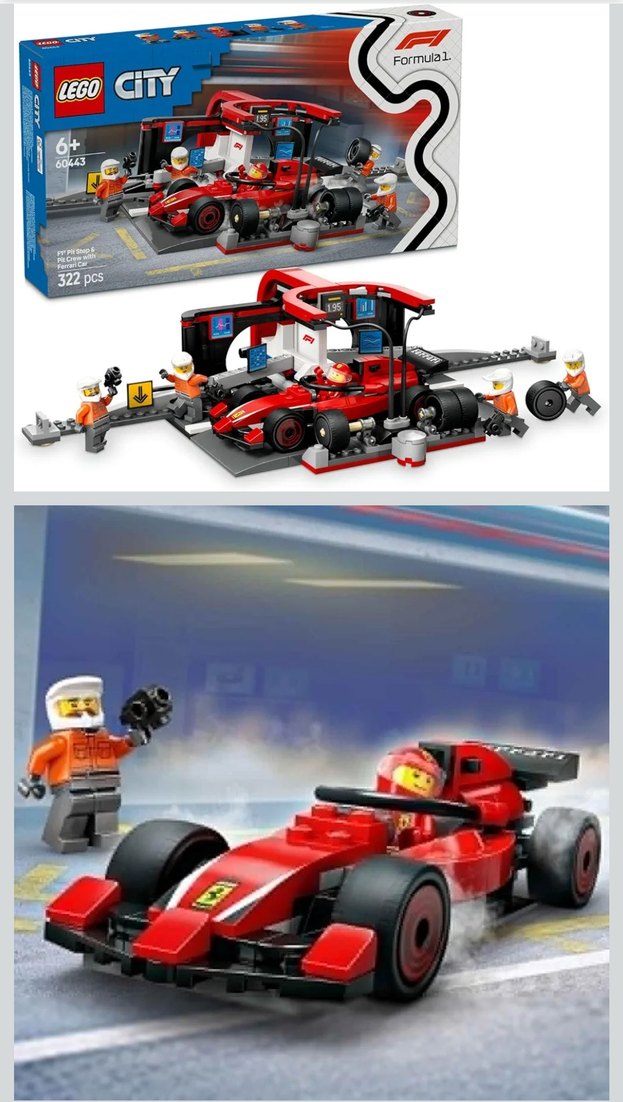 Lego 60443 F1 Pit Stop - Görsel 3