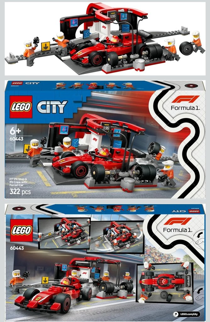 Lego 60443 F1 Pit Stop - Görsel 4